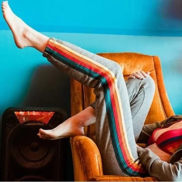 Aviator Nation Stripe Sweatpants - Picture 1 of 14